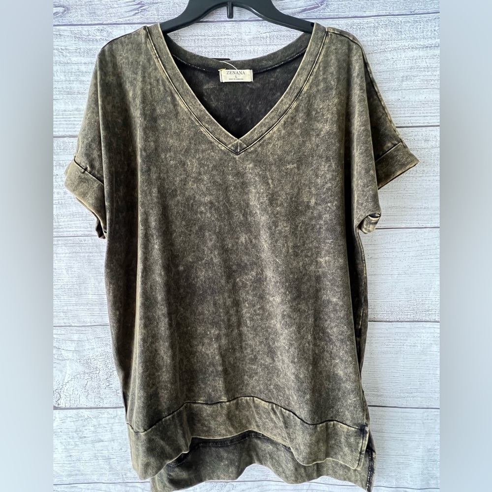 Mineral washed tee
